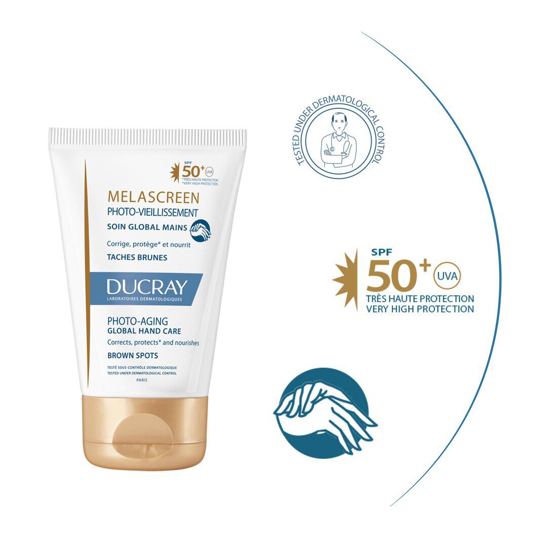 Ducray Melascreen Fotoprotector Creme Mãos FPS50+ 50ml - 50ml