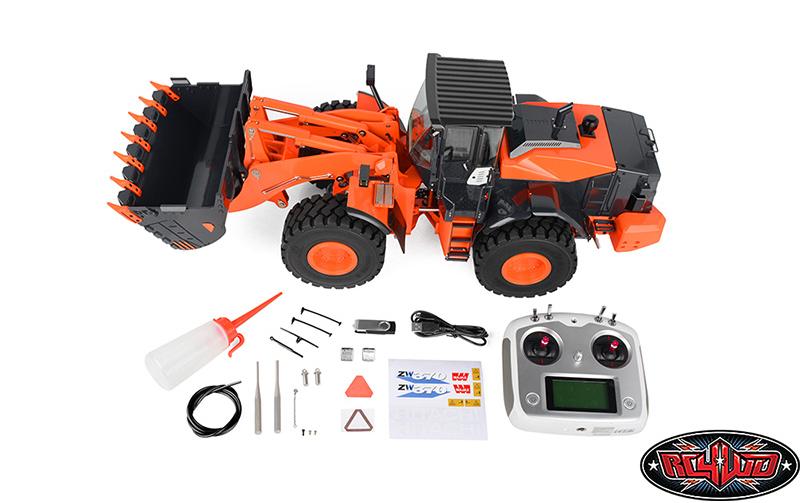 Radlader Hydraulisch Earth Mover ZW370 1:14, ARTR<br>Hydraulischer RC Bagger für Profis