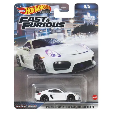 Hot Wheels Premium Fast & Furious Sortiment, 1 Stück, 5-fach sortiert