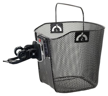 NEW LOOXS Panier À Vélo Toscane Smartlock 19 Litres 34 X 25 X 25 Cm - Noir