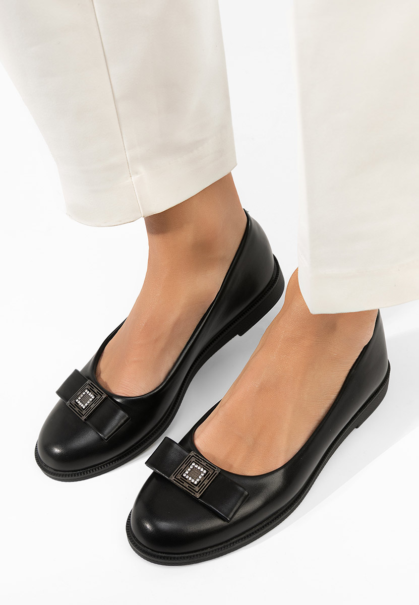 Ballerines femme noirs Sidiona