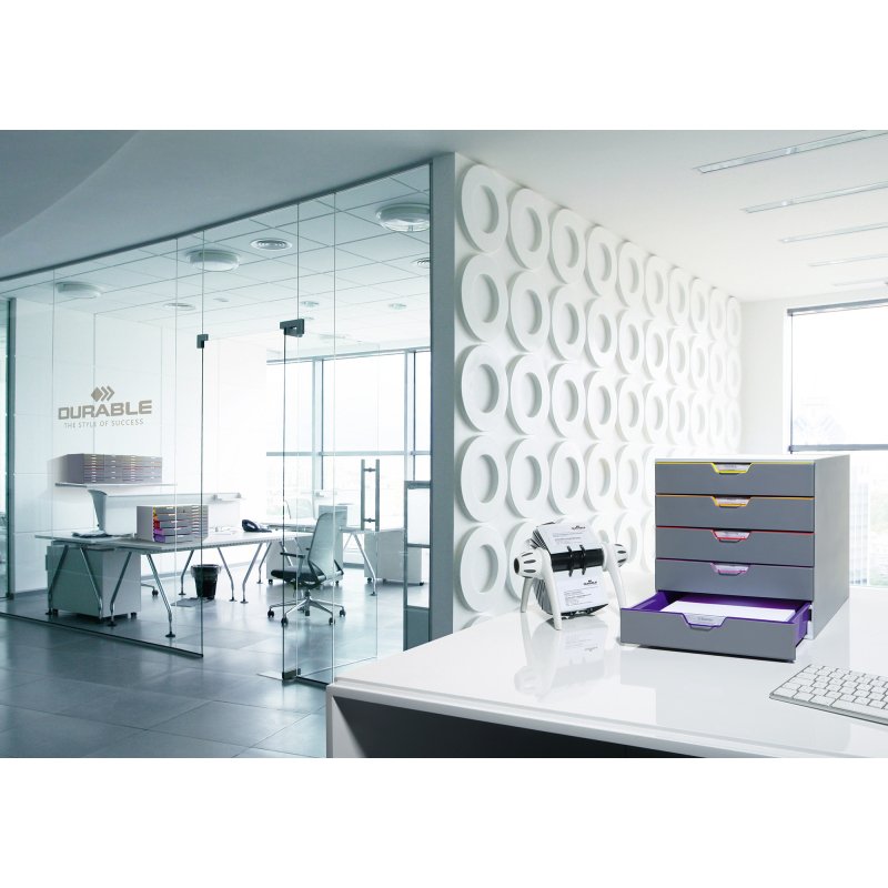 Module de classement Durable Varicolor® 5 tiroirs