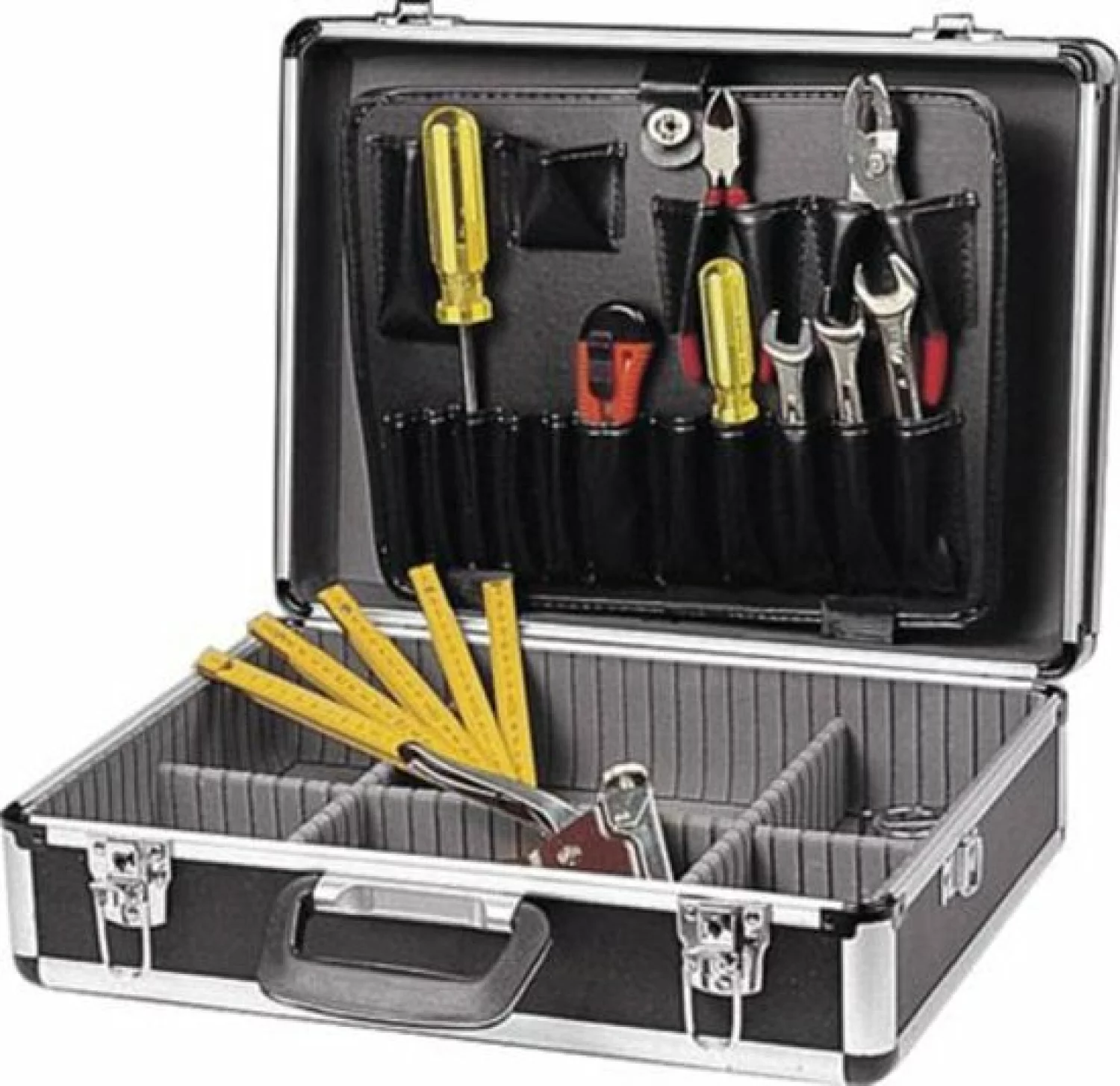 Erro 15301 Aluminium Koffer - 457 x 330 x 152 - Zwart