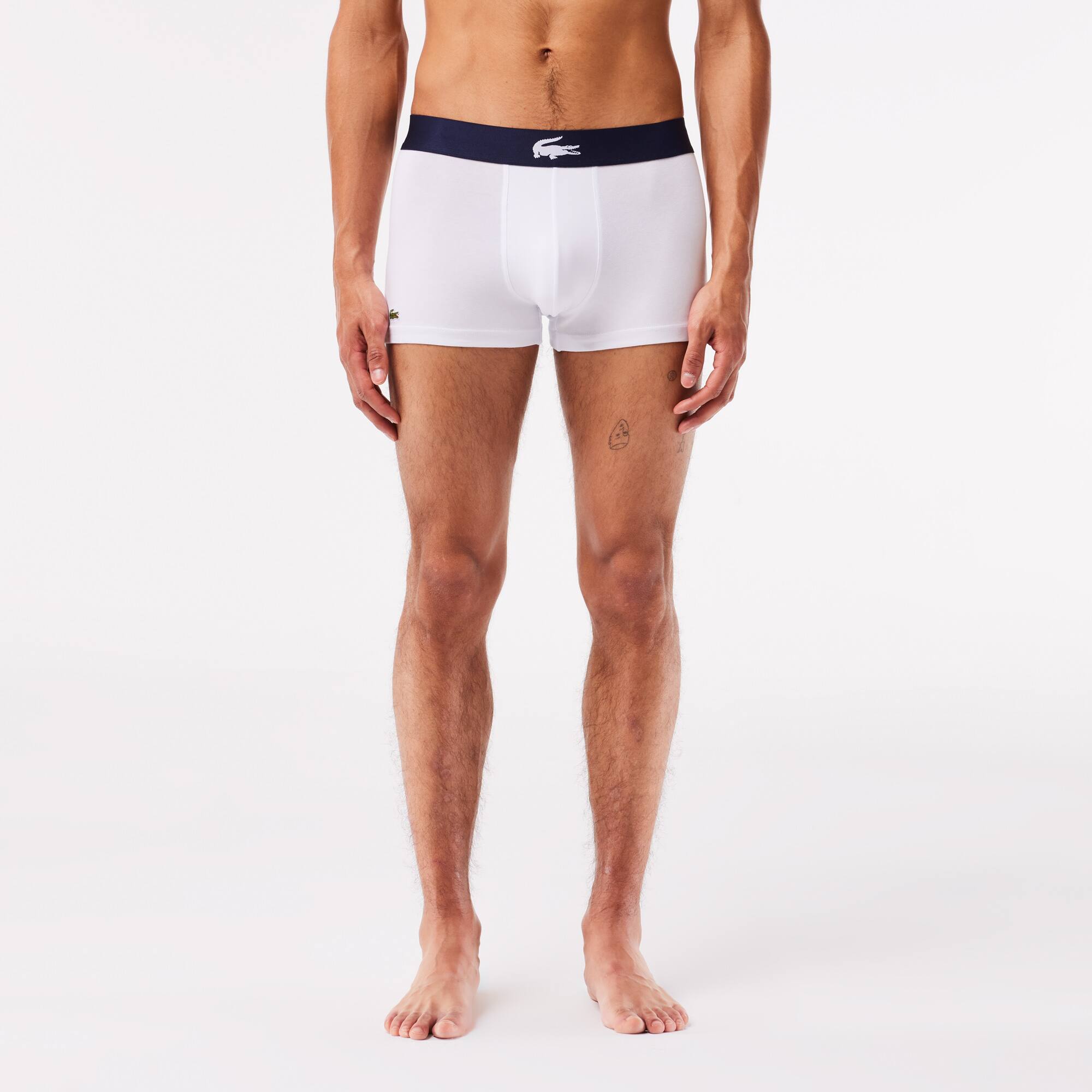 3er Pack kurze Boxershorts Unterwasche - Grün - Lacoste - Herren