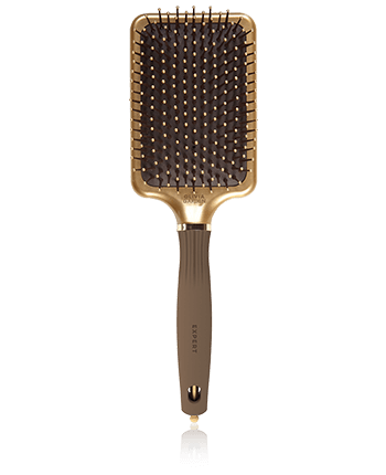 Olivia Garden Expert Care Rectangular Nylonborsten L gold & braun 1-Stück