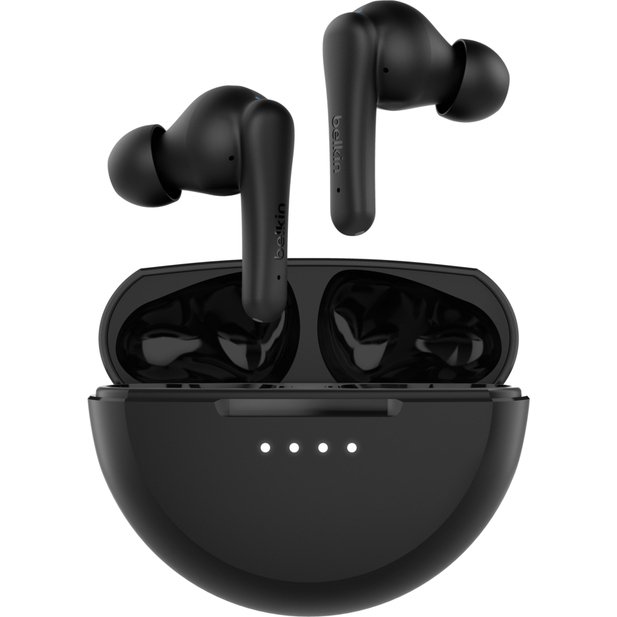 Belkin SoundForm Rhythm Casques Sans fil Ecouteurs Appels/Musique Micro-USB Bluetooth Noir