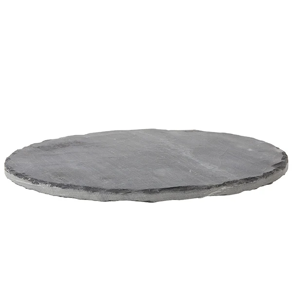 Bahne Interior  Skifer serveringsfad, sort - Ø30 cm.