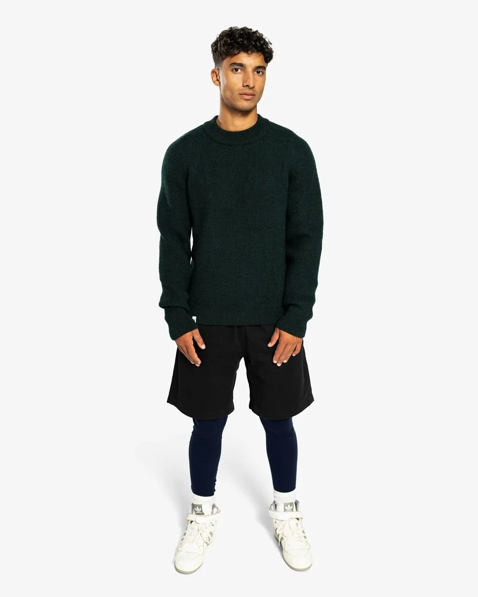 Ulvang Alltime Graze Crew Sweater Mens Beetle Green