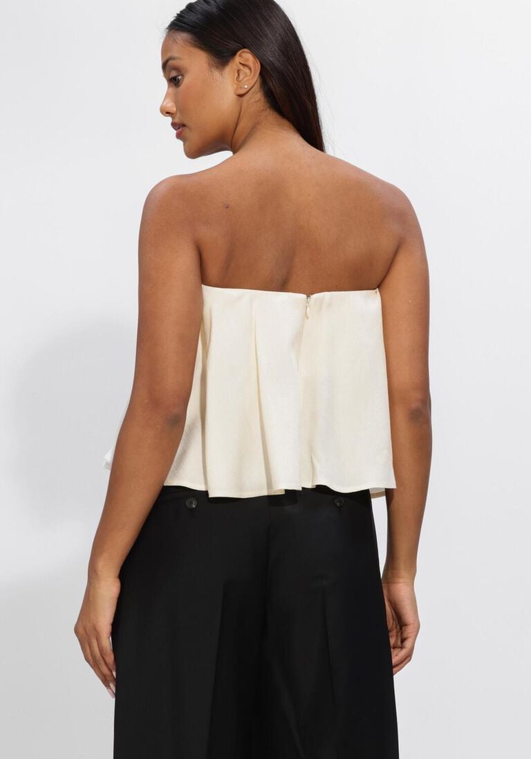 beige herskind tops & t-shirts opal top