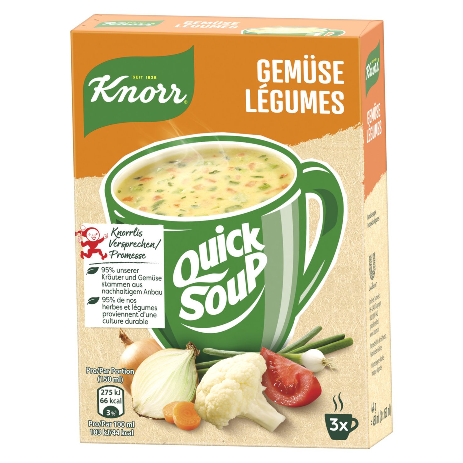Knorr Quick Soup Gemüsecrème 44G