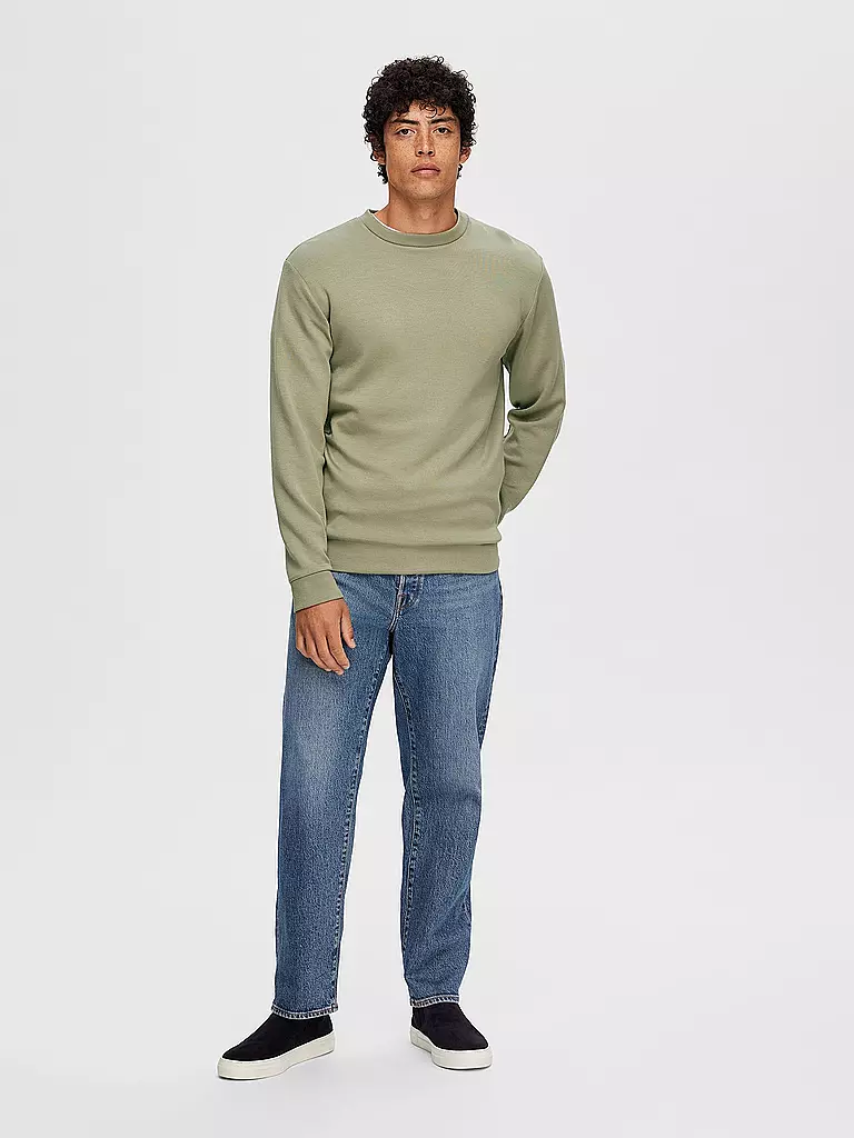 SELECTED Sweater SLHEMANUEL hellgrün