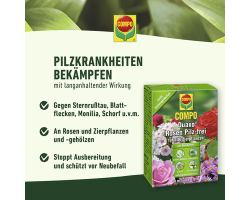 Rozenschimmelvrij COMPO Duaxo® voor alle sierplanten 10 ml concentraat voor eenmalig gebruik