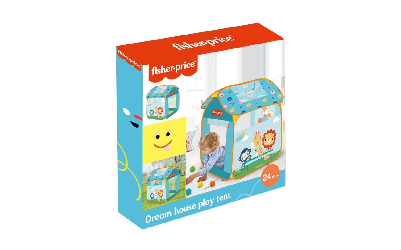 Fisher Price speeltent met 50 ballenbadballen