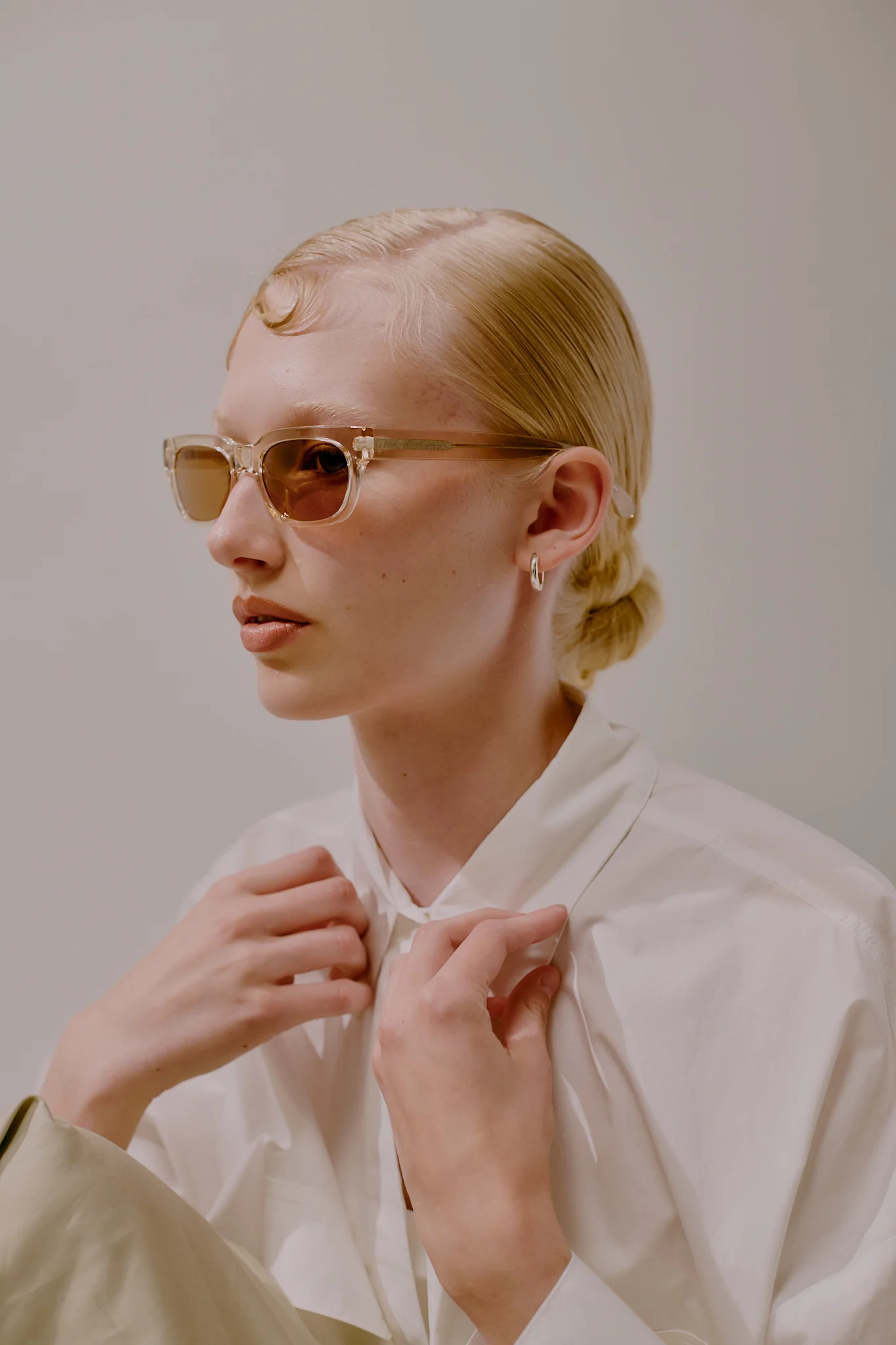 A. Kjærbede  Bror solbrille - Champagne