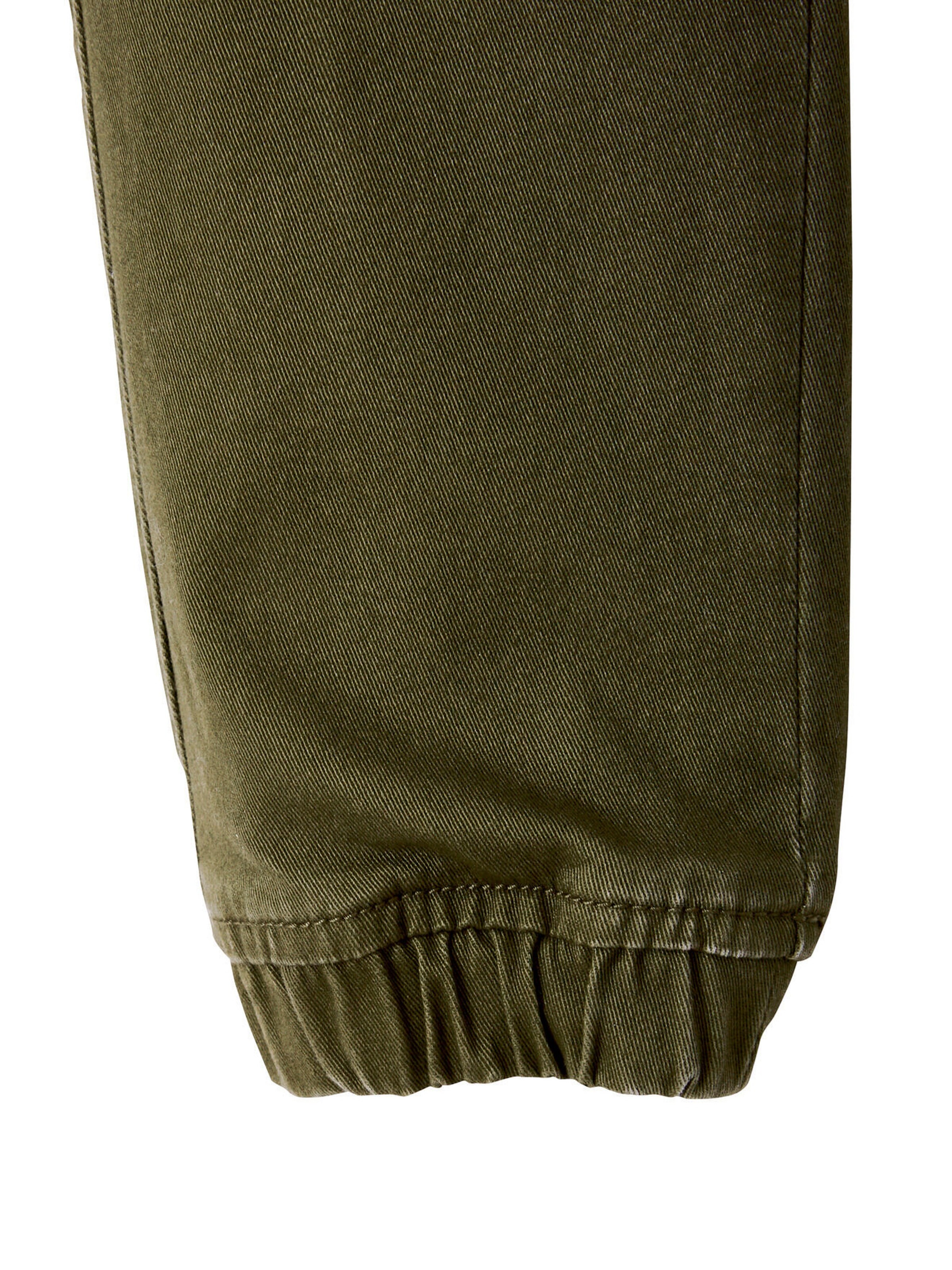 Vertbaudet Jungen Cargohose mit Dehnbund, Bundweite verstellbar dunkelkhaki