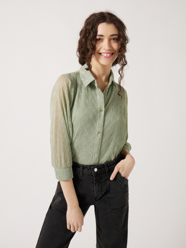 Chemise maille scintillante