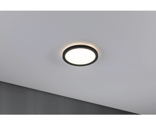 LED paneel 12,5W 850 lm 3000 K Ø 19 cm zwart + achtergrondverlichting
