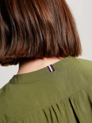 Camisa cropped texturizada sem gola