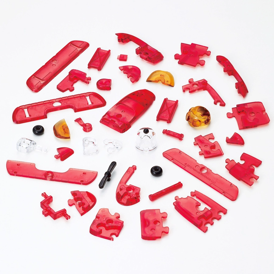 HCM Kinzel Crystal Puzzle Snoopy im Flugzeug Mehrfarbig