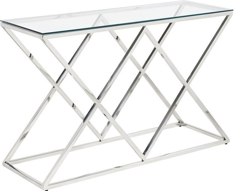 Pascal Morabito - CHARLOTTE - Sidetable - Goudkleurig - Gehard Glas - Staal