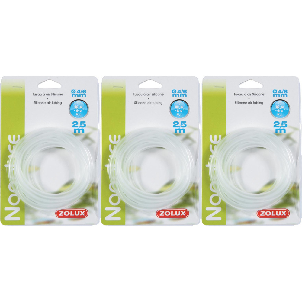 Tuyau à air en silicone 2.50 m (lot de 3)