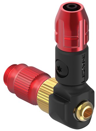 ABS-1 PRO HP Ventiladapter für PrestaSchrader  blackred