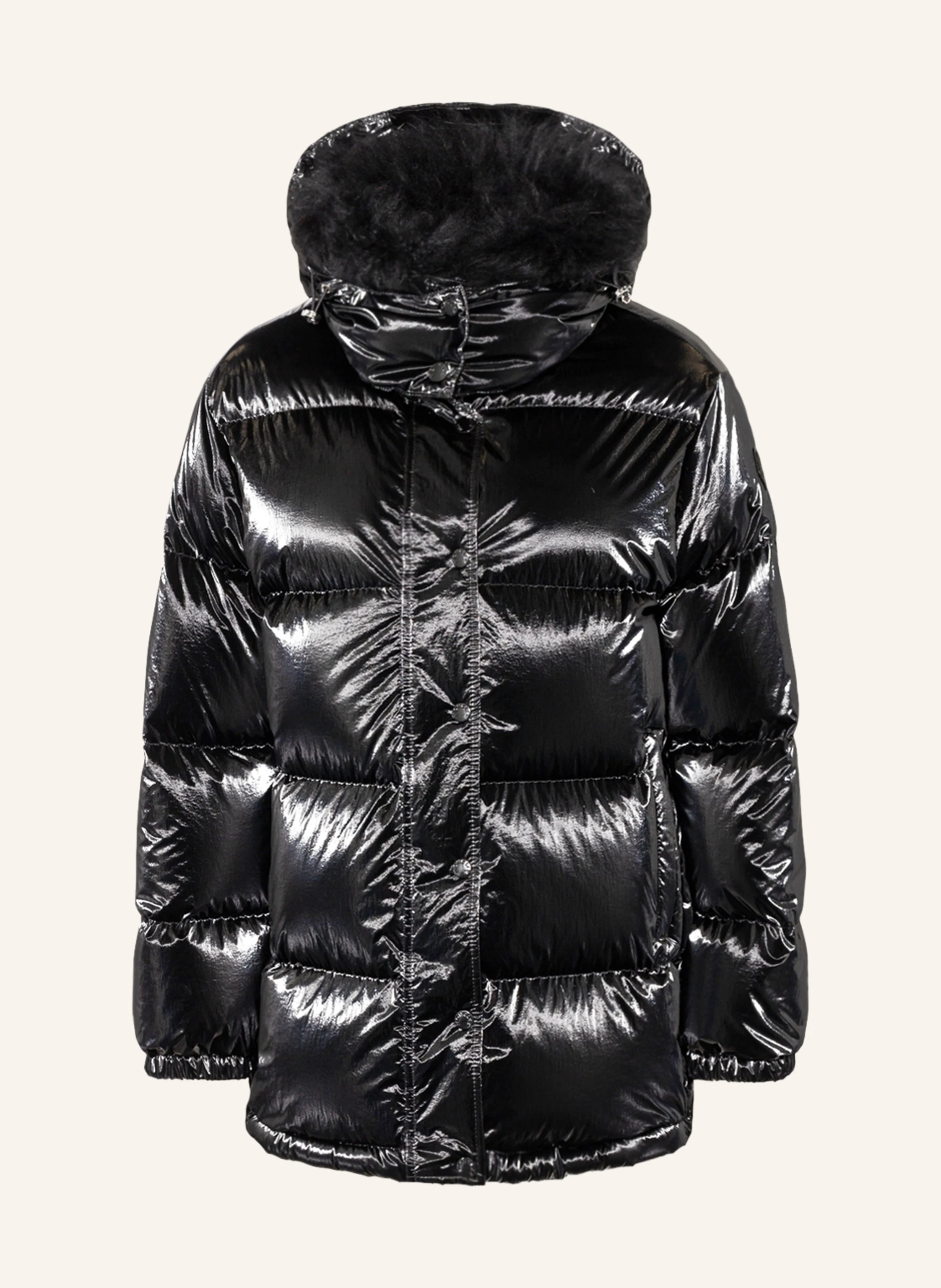MONCLER Daunenjacke HANAU mit abnehmbarer Kapuze und Kunstfell