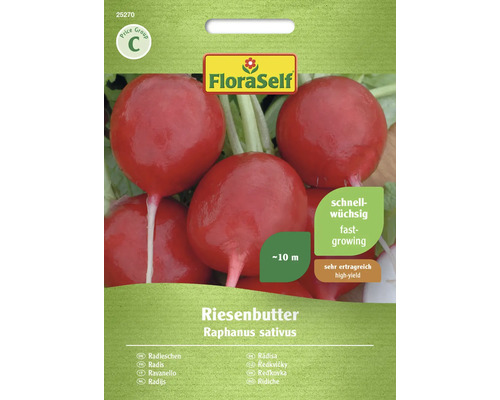 Radijsjes, Reuzenboterflora, Zelfbestuivend Zaad, Groentezaden