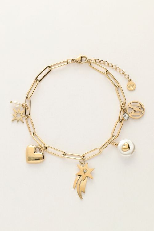 Bedelarmband vallende ster