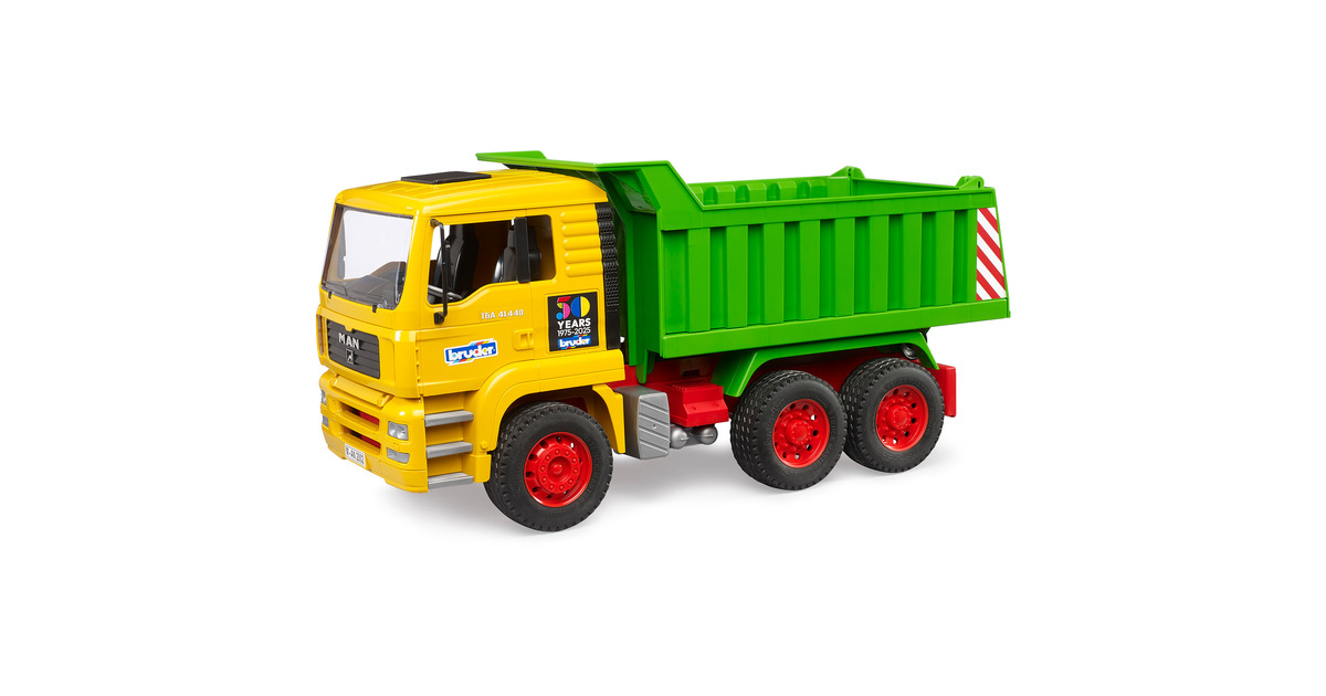 bruderMAN TGA kiepwagen - 50 jaar Bruder Speelgoedvoertuig  (01066)