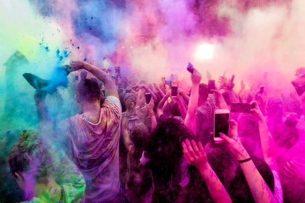 Holi Fargepulver / Festival Pulver - 10x100g