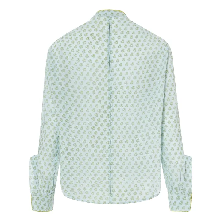 Laurence Bras Blouse Juul Fleurs | Bleu