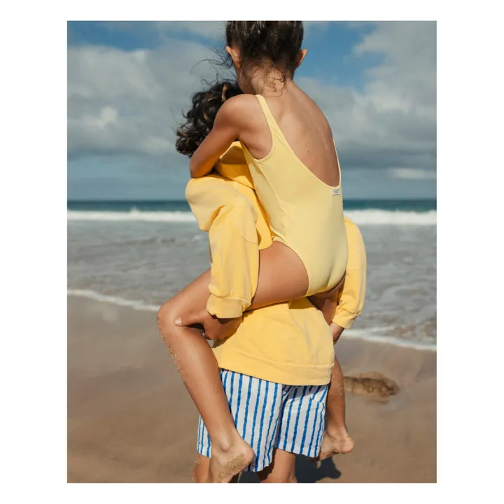 Búho Maillot de Bain 1 Pièce Fraise | Jaune