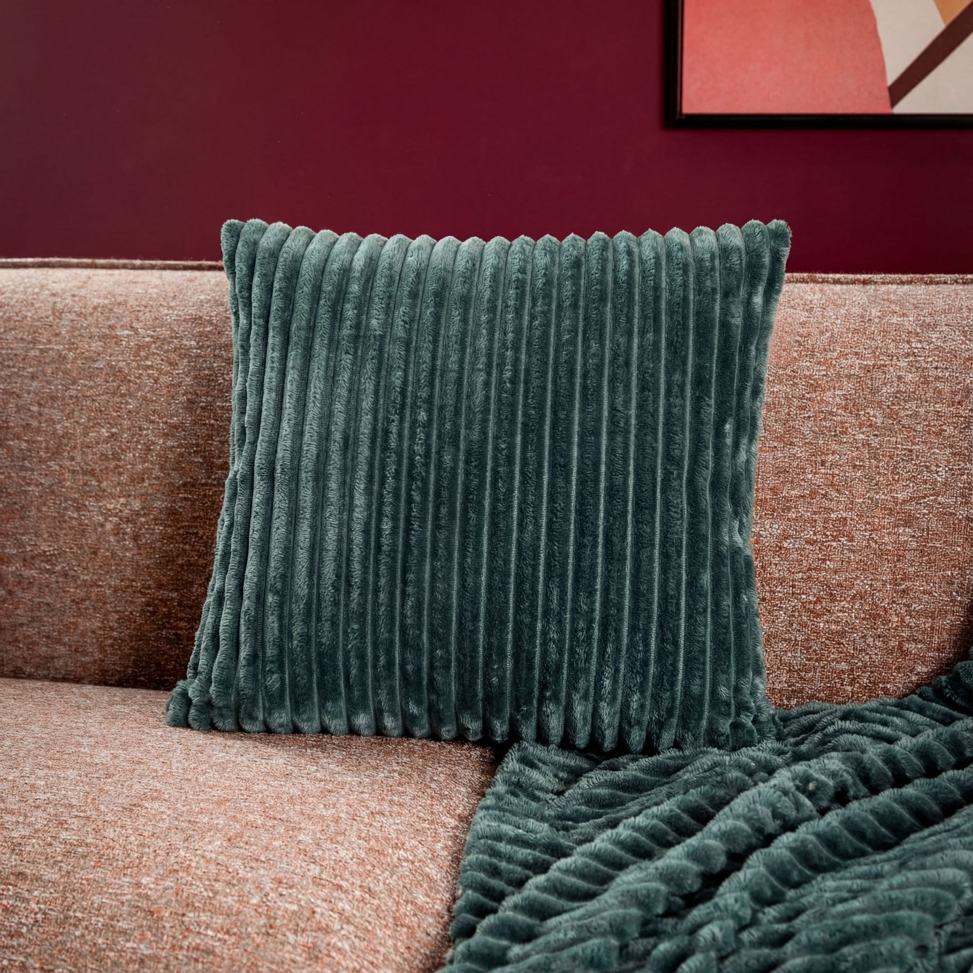 Dutch Decor plaid MARTHY - 140x180 cm Sagebrush Green