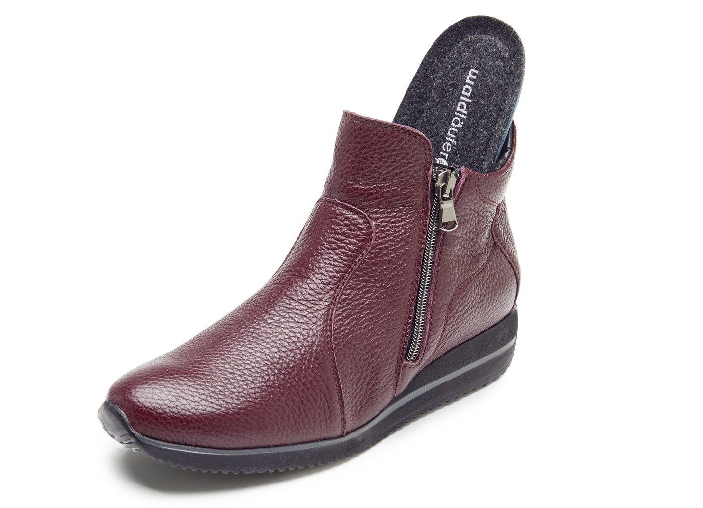 Waldläufer Stiefelette aus weichem Hirsch-Nappaleder