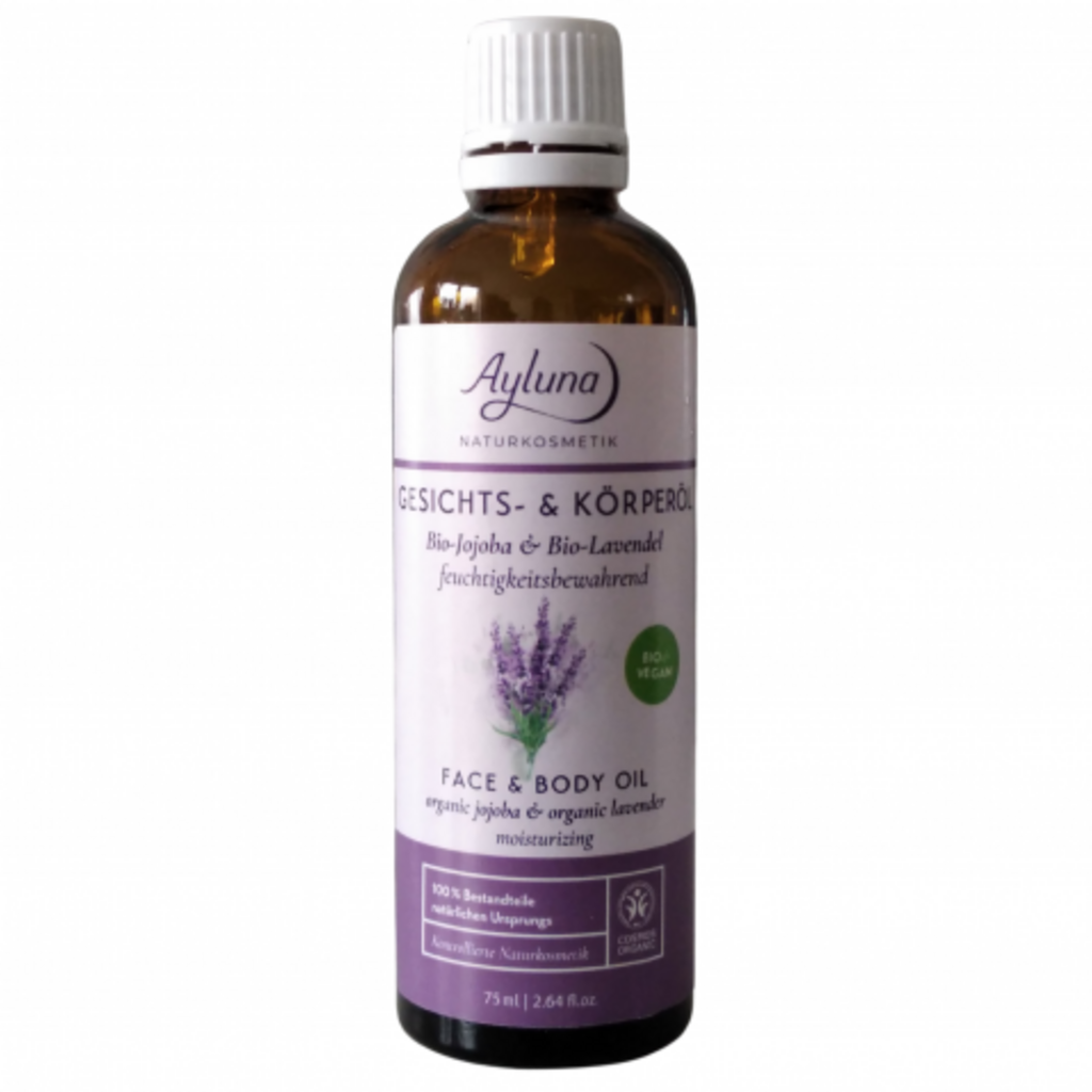 Ayluna  Gesichts- & Körperöl Bio-Jojoba & Bio-Lavendel, 75 ml