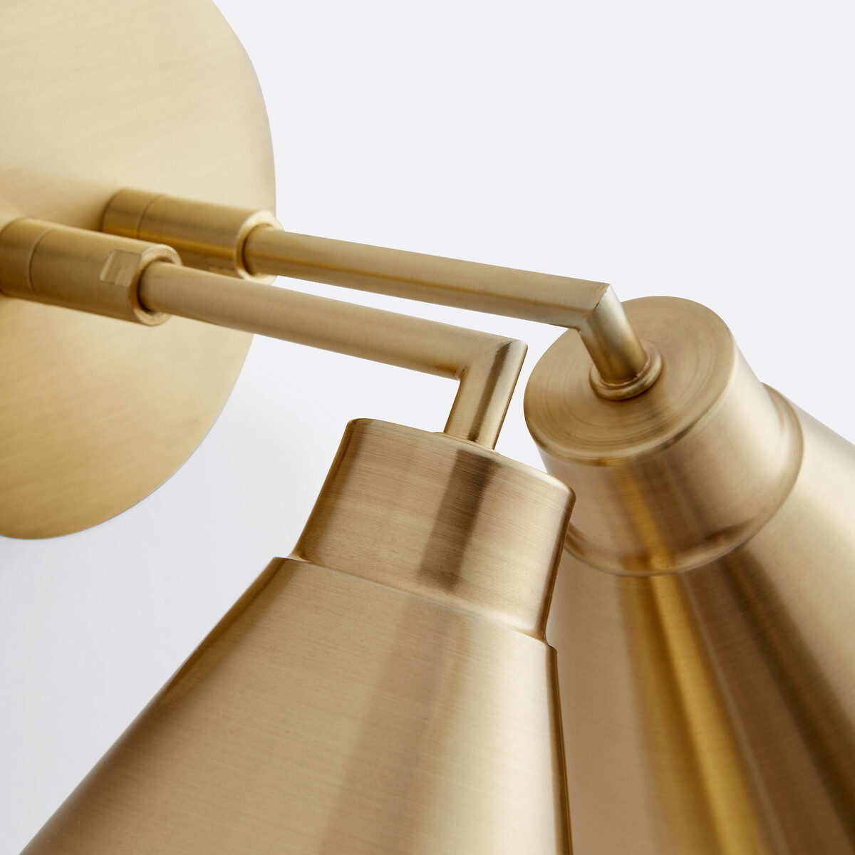 LA REDOUTE INTERIEURS<br>Candeeiro de parede duplo de metal, Hiba