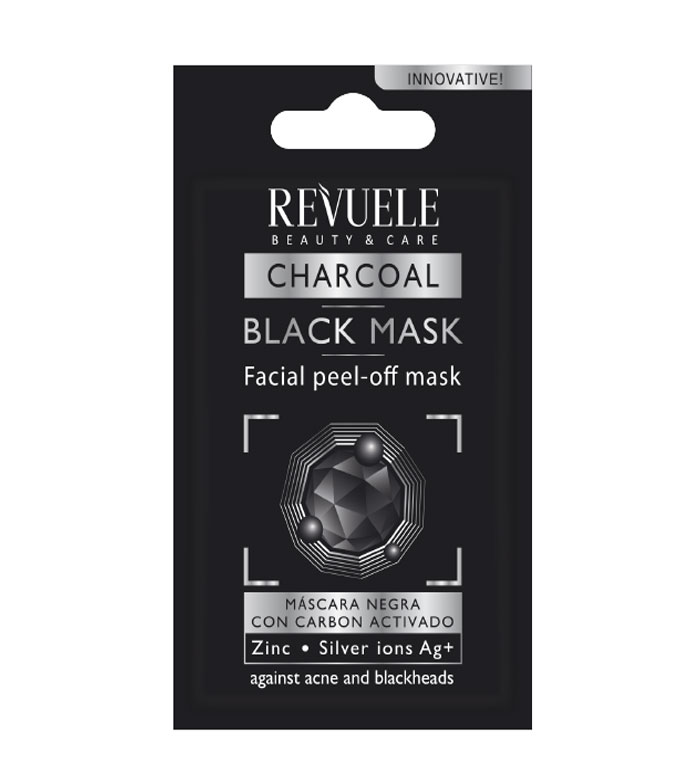 Revuele - Retire a máscara facial preta de carvão ativado (15 ml)