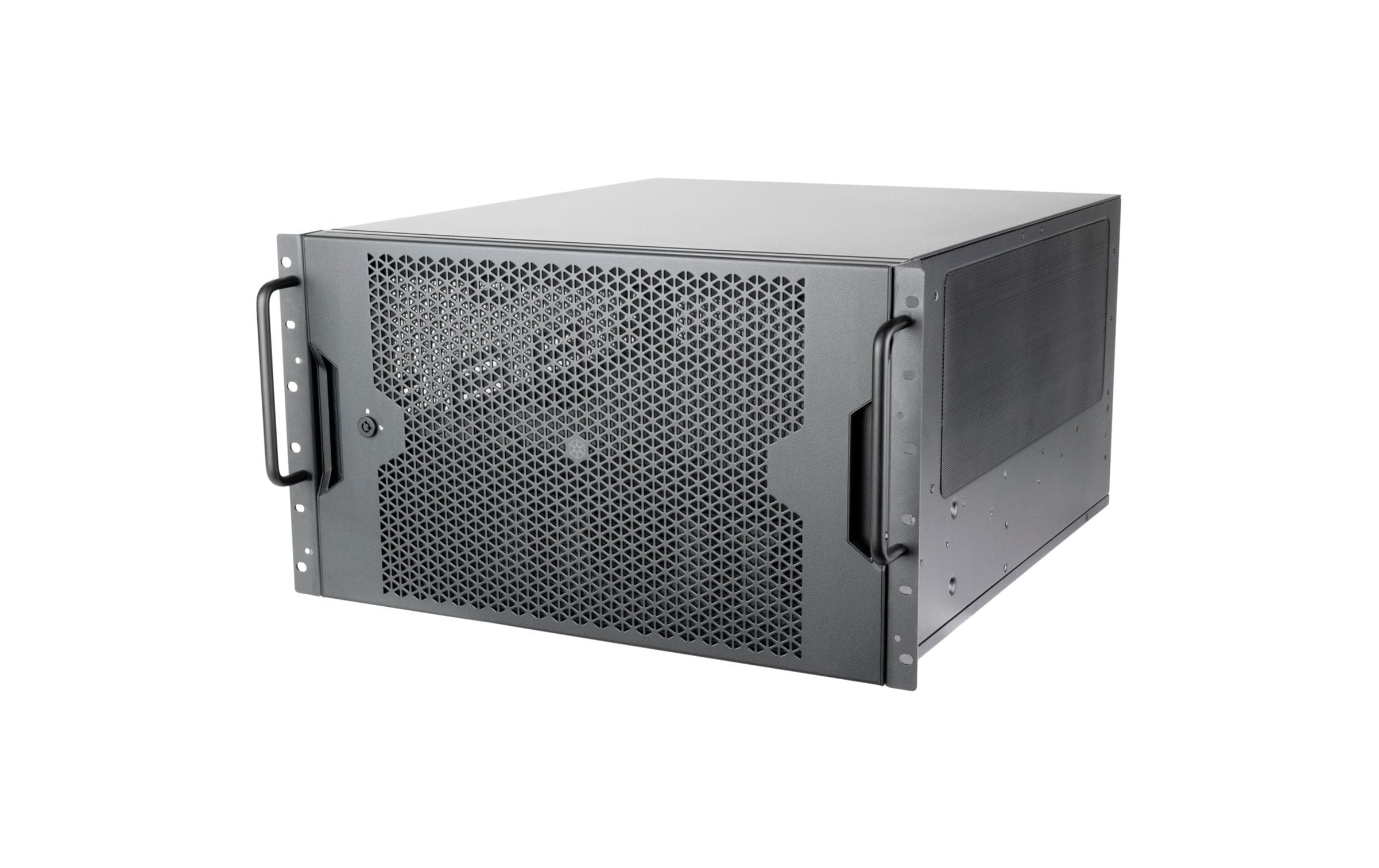 Gehäuse SST-RM61-312<br>6U 12-Bay Rackmount-Gehäuse mit Kompatibilität mit zwei Netzteilen
