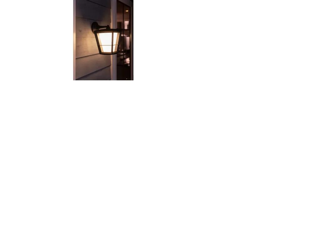 Philips Hue White Color Ambiance Econic Udendørs Væglampe - Down