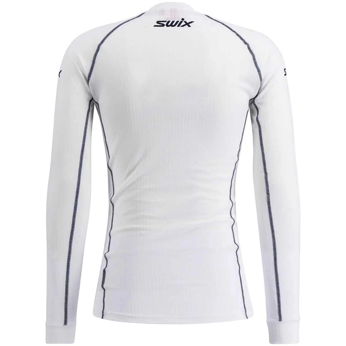 Swix Racex Classic Long Sleeve M Bright White/ Dark Navy