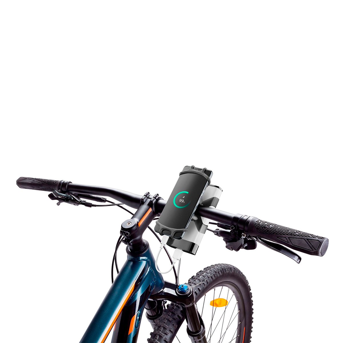 Rider Powerbank Universal Silikon Fahrrad Lenkstangen Handy Halterung 4-6.7
