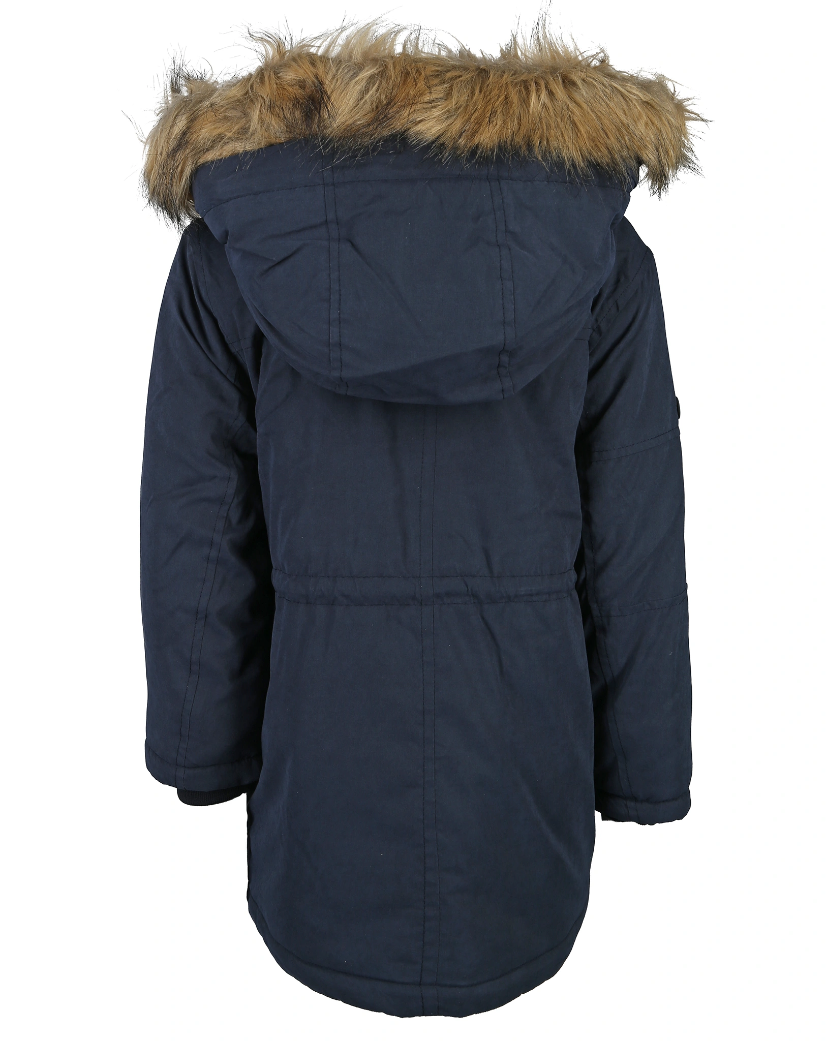 Winterparka COZY mit Kunstfell in dark navy