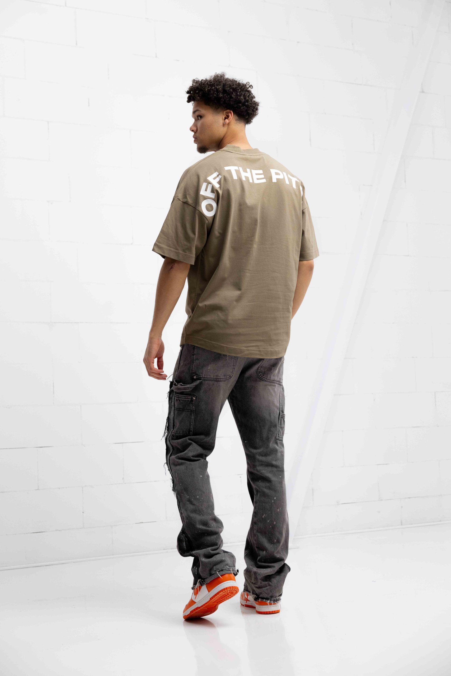 Off The Pitch OTP Oversized T-Shirt Unisex Donkergroen