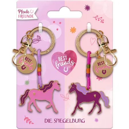 Die Spiegelburg Freundschafts-Anhänger Best friends - Pferdefreunde