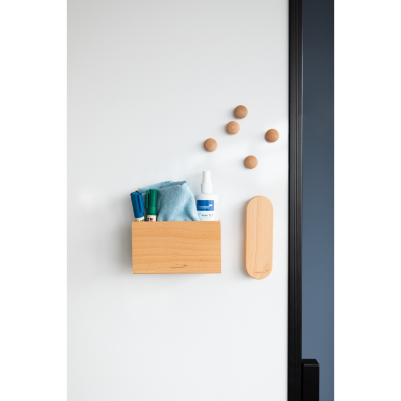 Tableau multi-usages XL PREMIUM - Tableau blanc / Feutrine bleu - Legamaster