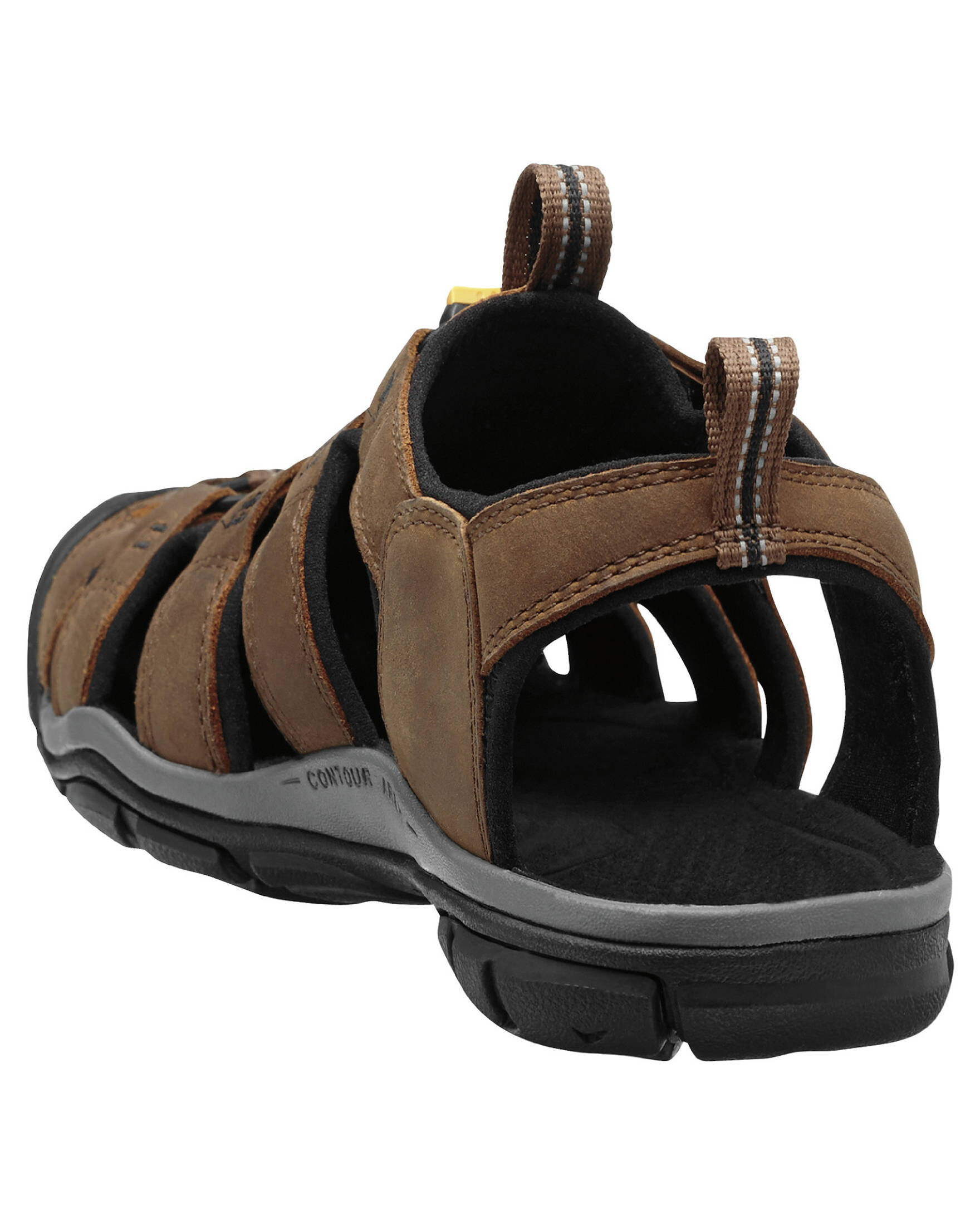 Keen| Herren Trekkingsandalen CLEARWATER CNX LEATHER M-DARK EARTH