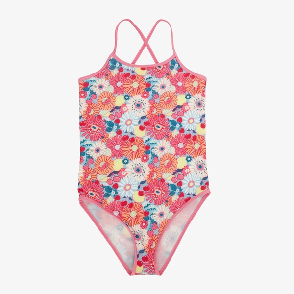 Osaga meisjes badpak met bloemenprint