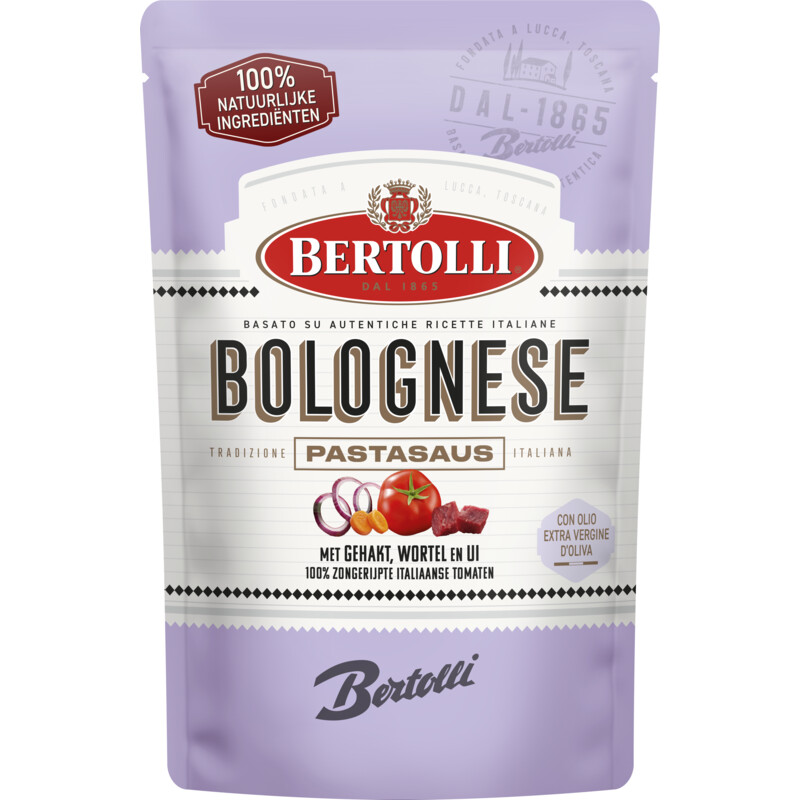 Bertolli Pastasaus in zak bolognese