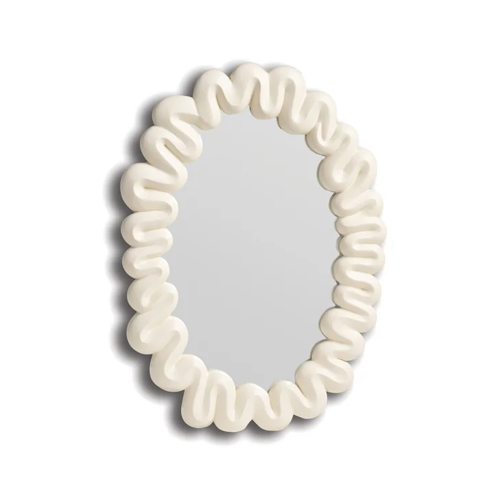 &klevering - Dribble Spiegel, 29,5 x 41,5 cm, weiss